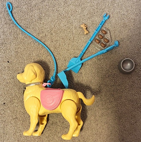 Barbie walk and puppy - barbie,