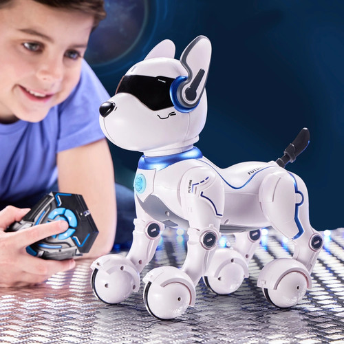 Interactive robot dog toy - interactive, rc