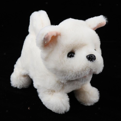 Walking dog plush stuffed - walking,